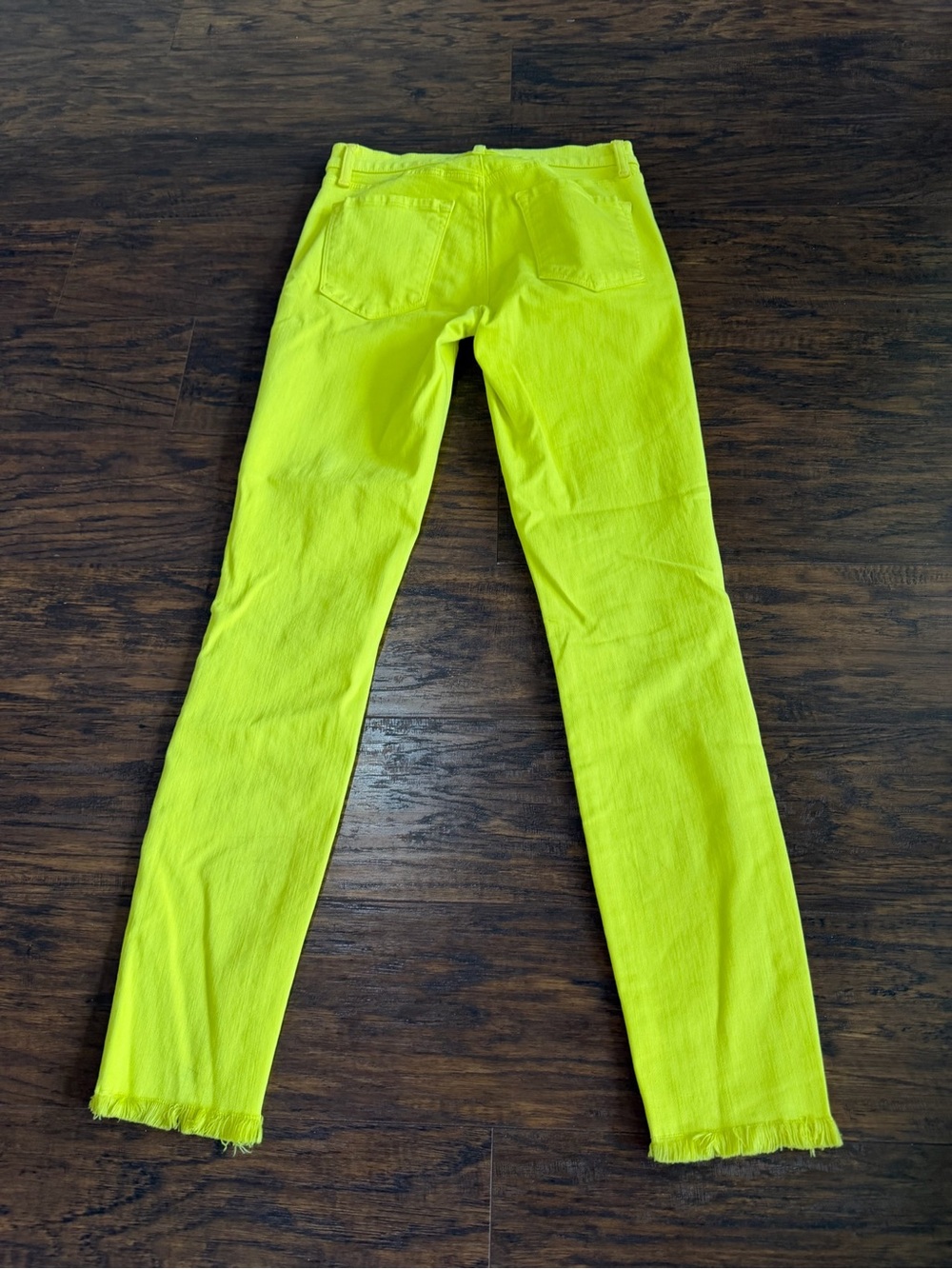 J Brand for Neiman Marcus Women's Yellow Jeans Size 24 - Picture 4 of 10